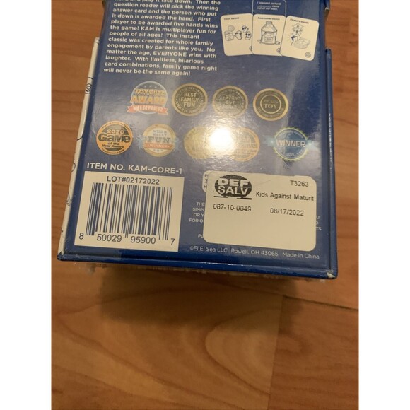 Kids Against Maturity Card Game Illustrated Edition - Picture 9 of 10